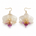 Aretes Jimena - Orquídea preservada