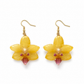 Aretes Lola - Orquídea preservada