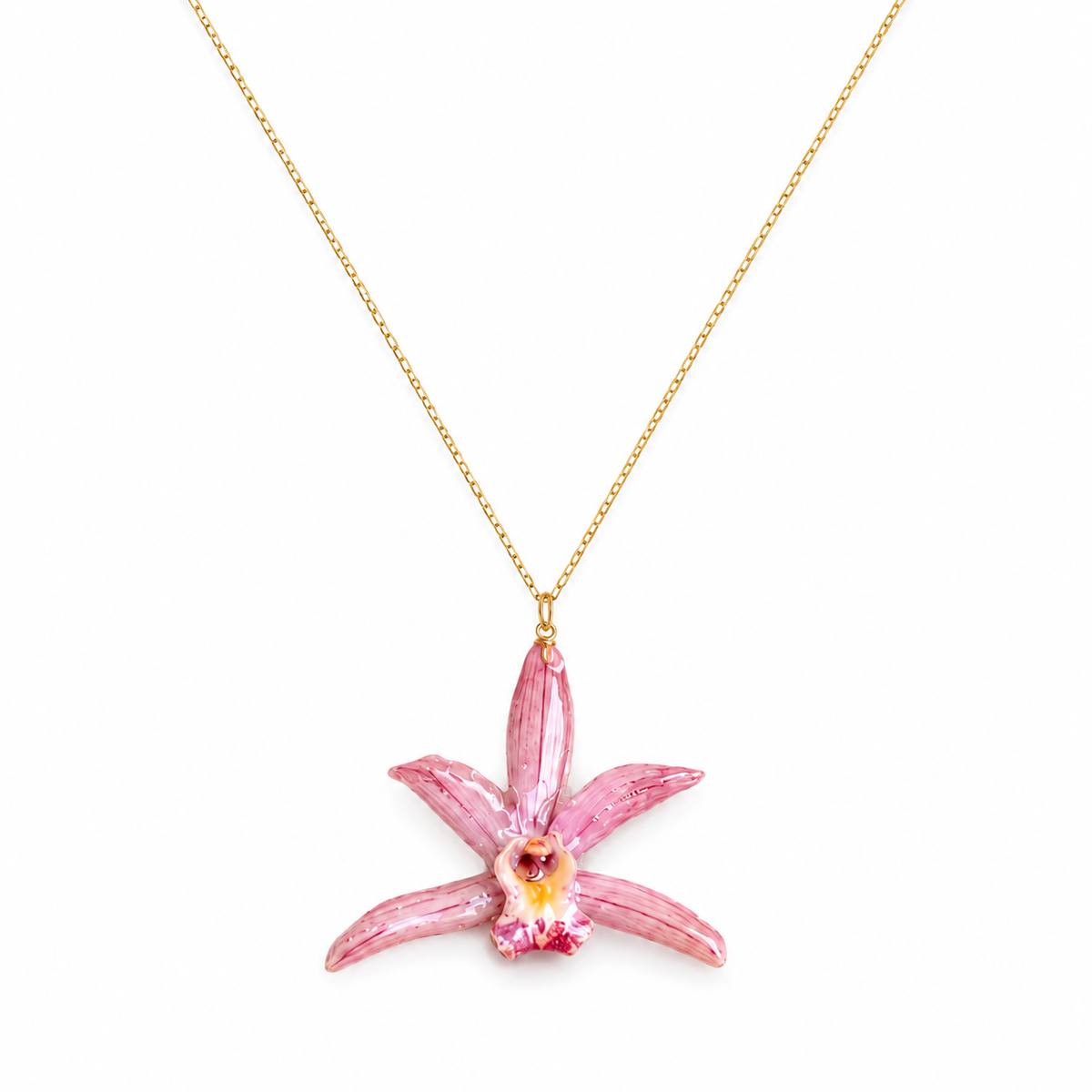 Collar Dara - Orquídea preservada