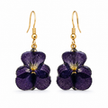 Aretes Viola - Flor natural